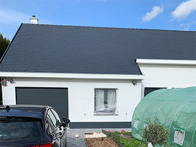 Nettoyage et démoussage toiture Mouscron